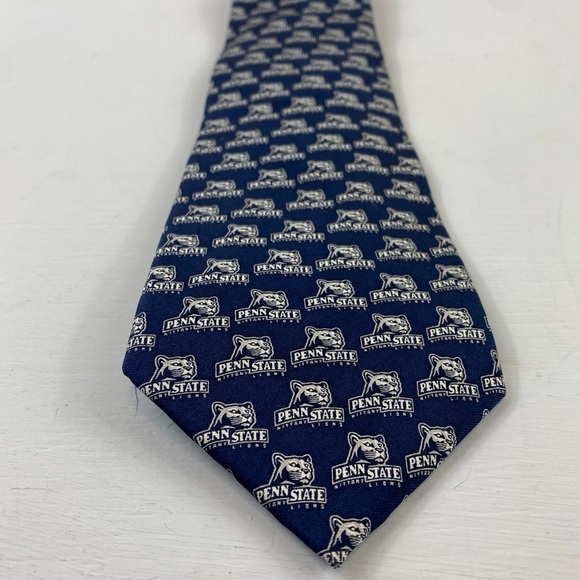 Penn State University Nittany Lions Mascot 100%‎ Imported Silk Classic Neck Tie - Picture 1 of 7